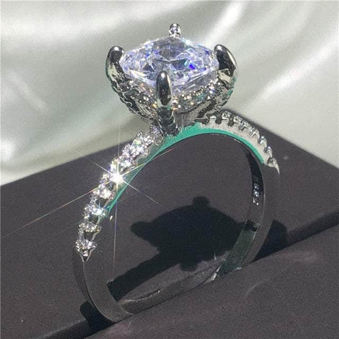 925 Sterling silver AAAAA Cz Stone Rings