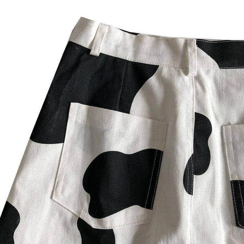 Cow Print Skirt