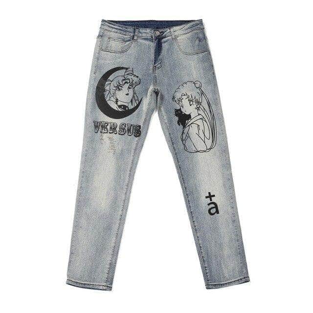 Sailor Moon Washed Jeans