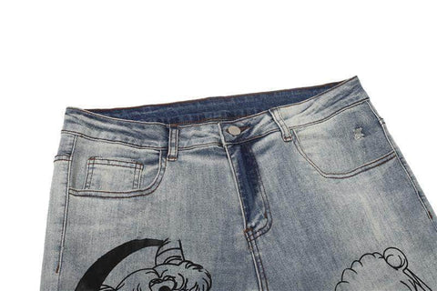 Sailor Moon Washed Jeans