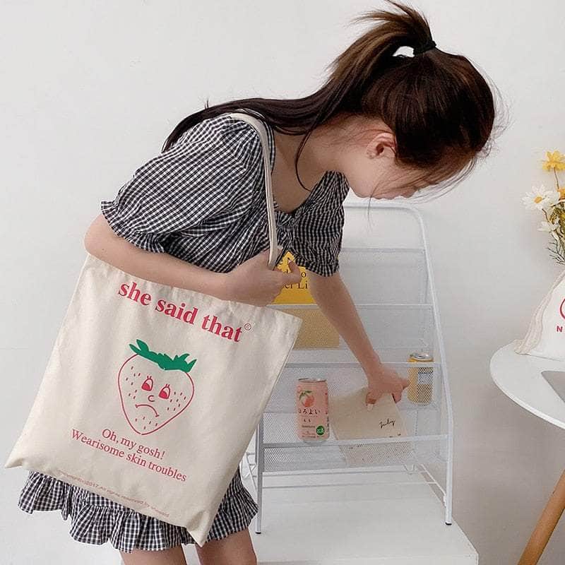 SST Strawberry Tote Bag