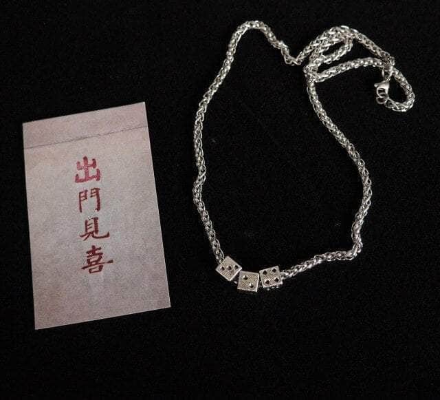 CHARMIEZZ Multi-Layer Dice Choker Necklace