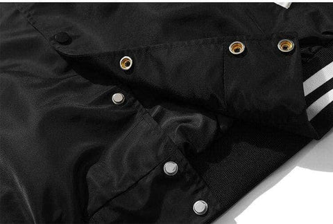 Patched BA Double-Sided Bomber Jacket