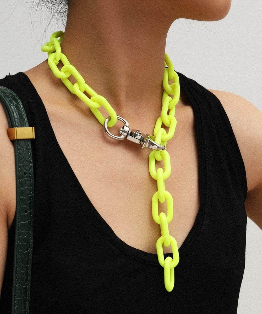 Chunky Long Chain Necklace