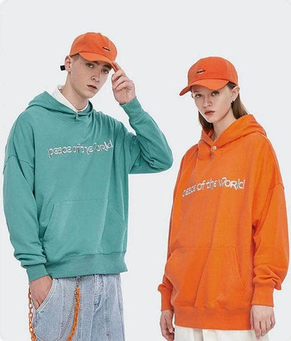 Peace Of The World Candy Hoodies