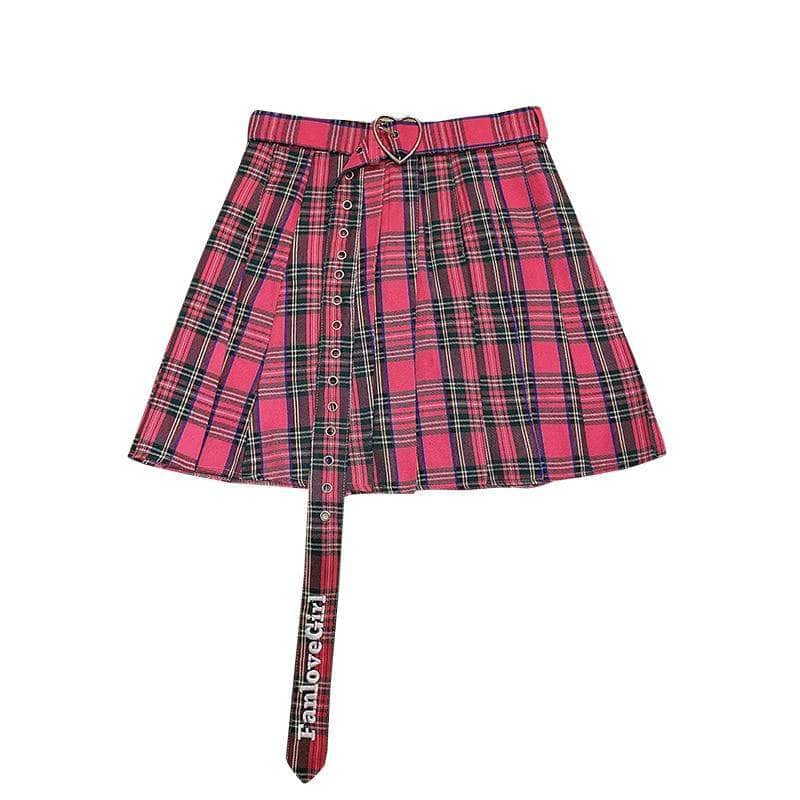 Millennium Plaid Skirt