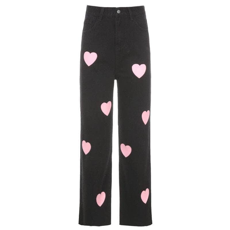 Hearts Straigh Jeans