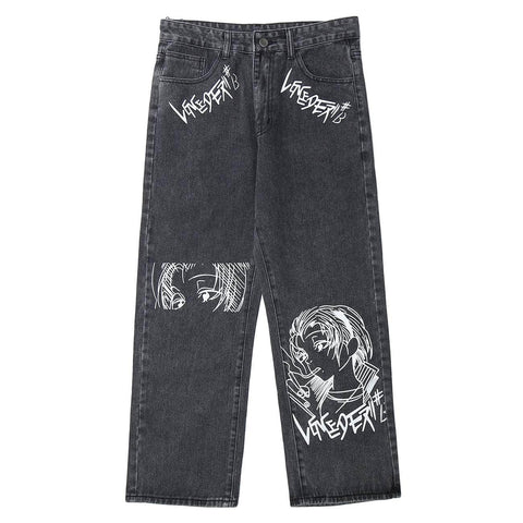 Anime Graphical Jeans