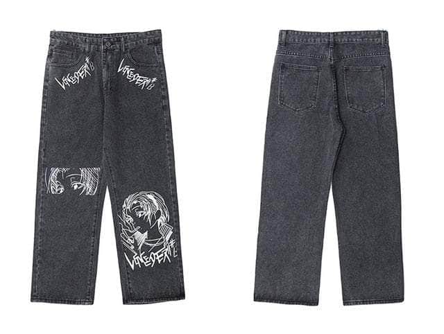 Anime Graphical Jeans