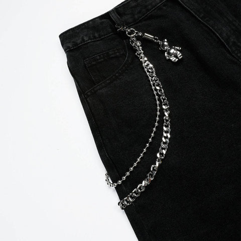 ALL0UT Illusi0n Chains Jeans