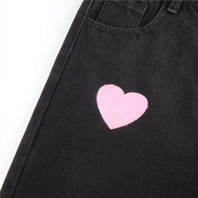Hearts Straigh Jeans