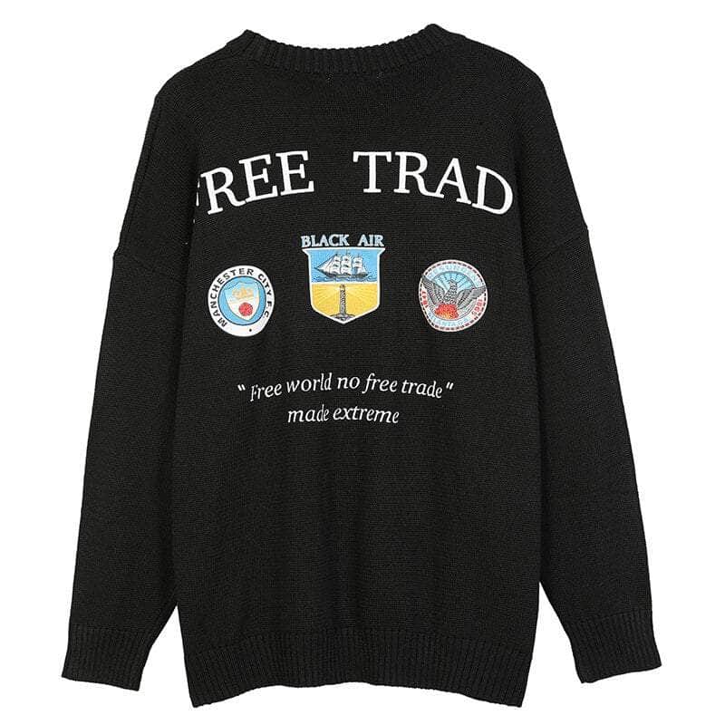 Free Trade Graphical Sweater