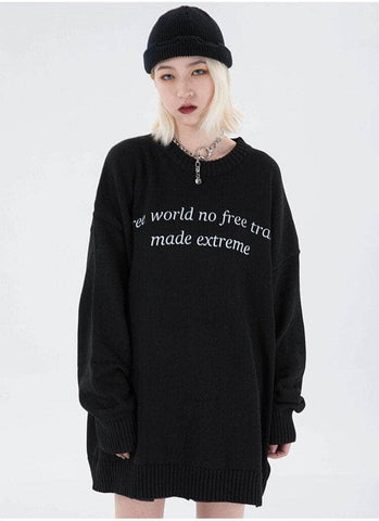 Free Trade Graphical Sweater
