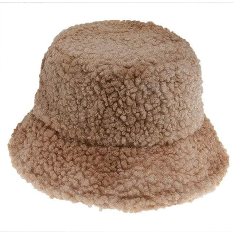 Tie Dye Faux Fur Bucket Hat