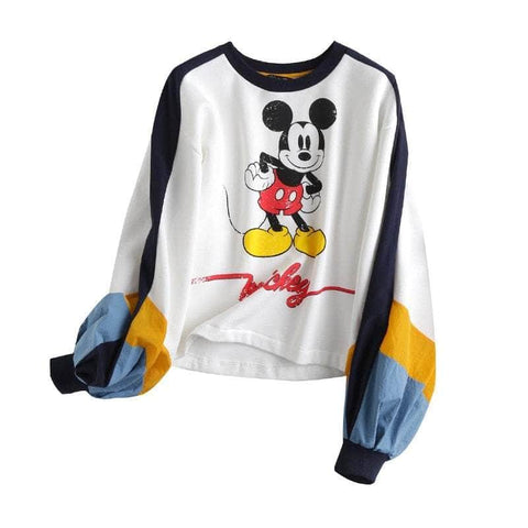 Disney Mickey Patchwork Sweatshirt