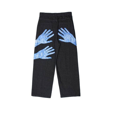 Retro Hands Patch Bf Jeans