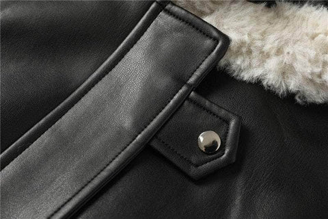 Faux Fur Faux Leather KEA Coat