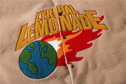 Cashmere Embroidery LYRICAL LEMONADE Puffer Jacket