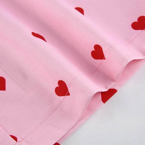 Pink Hearts Retro Pants