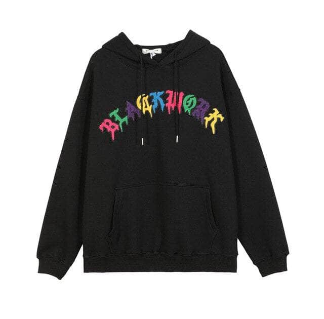 Embroidery BA Heart Double-Sided Hoodie