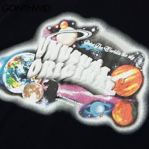 Universe Galaxy Planets Double-Sided Tee