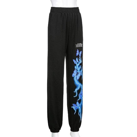 FLAME BUTTERFLY Sweatpants