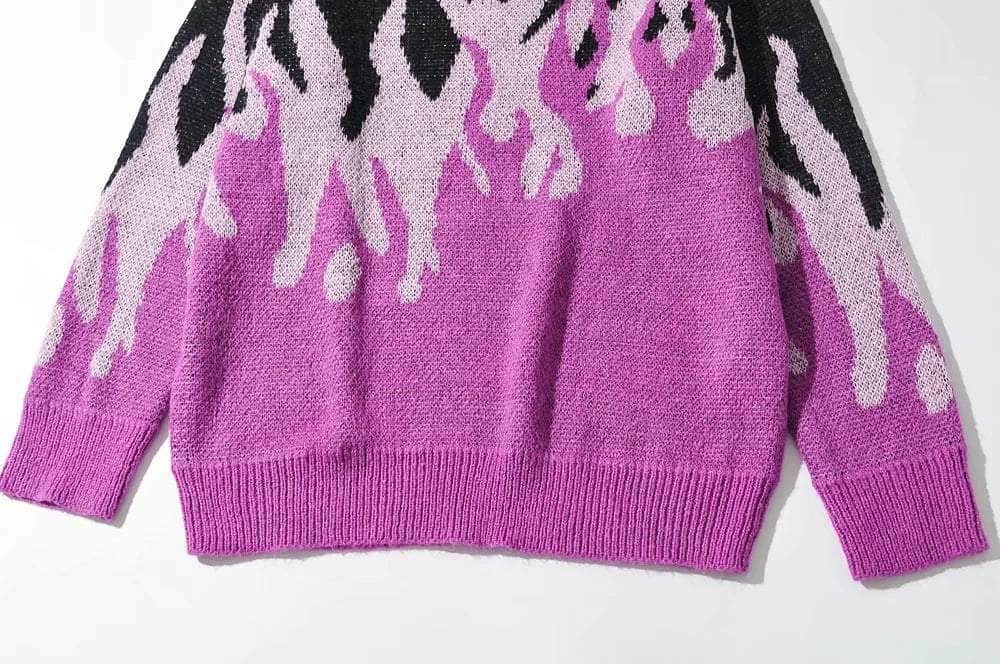 Flames Knitted Sweater