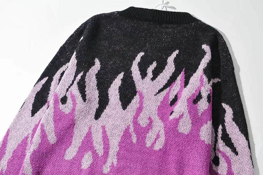 Flames Knitted Sweater