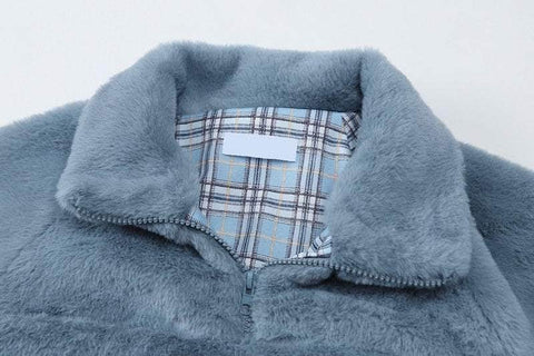 Wool Plush BWS Coat with B-A-G