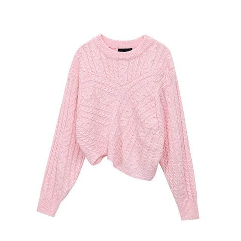 Loose Swirls Knitted Sweater