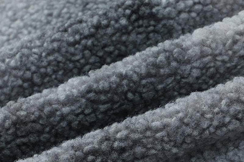 Tie Dye Faux Lamb Wool Coat B-A-G