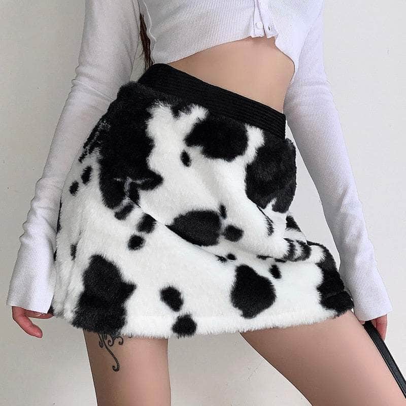 Furry Cow Istro Mini Skirt