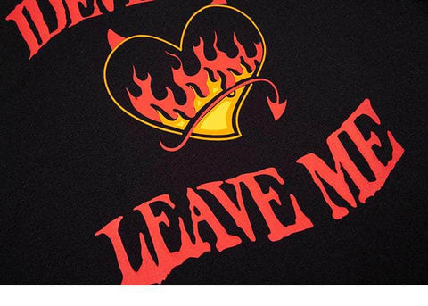 Double-Sided ILM Flame Heart Graphical Tee