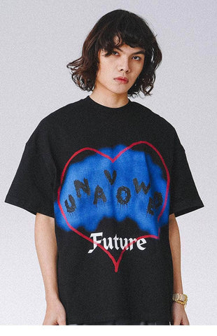 UNAVOWED Graphical Oversized Tee