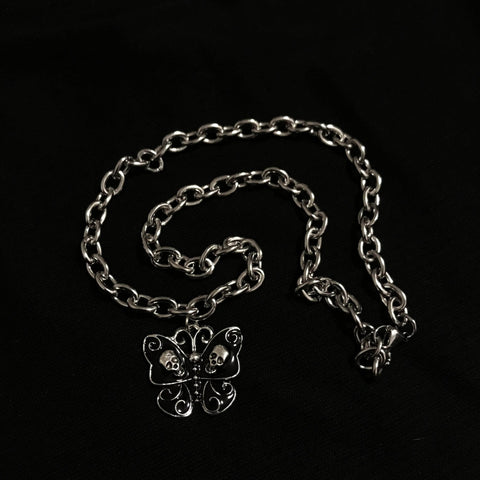 CHARMIEZZ Butterfly Skulls Necklace