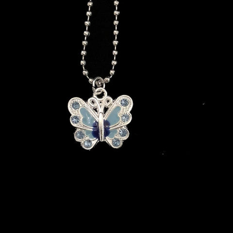 CHARMIEZZ Colorful Butterfly Pendant Necklaces
