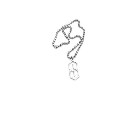 CHARMIEZZ Vintage S Letter Hollow Out Pendant Necklace