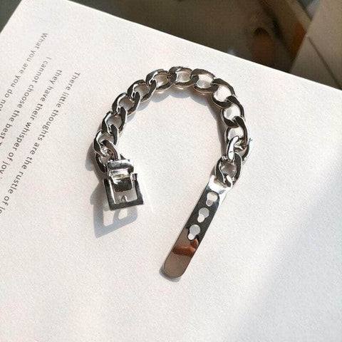 Belt Buckle Metal Bracelet