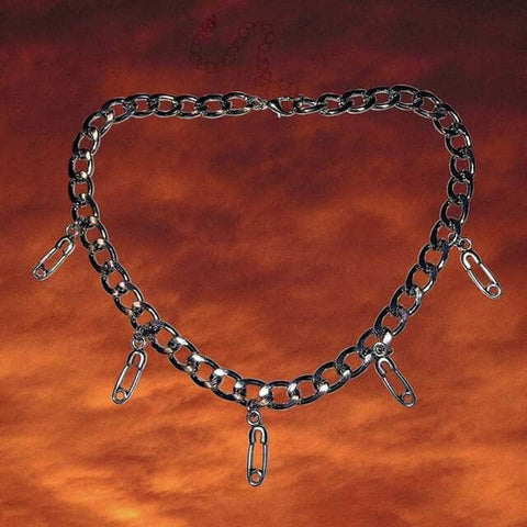 Pins Metal Choker Necklace
