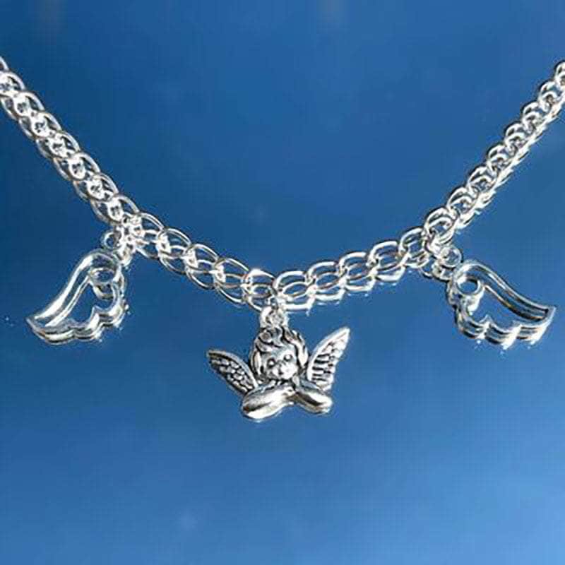 CHARMIEZZ Cupid Angel Wings  Pendant Necklace
