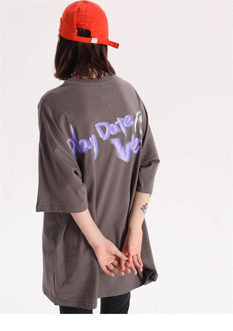D!SSAT!SF!ED Double-Sided Graphical Tee