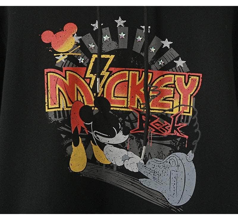 Disney Mickey Rock Oversized Hoodie
