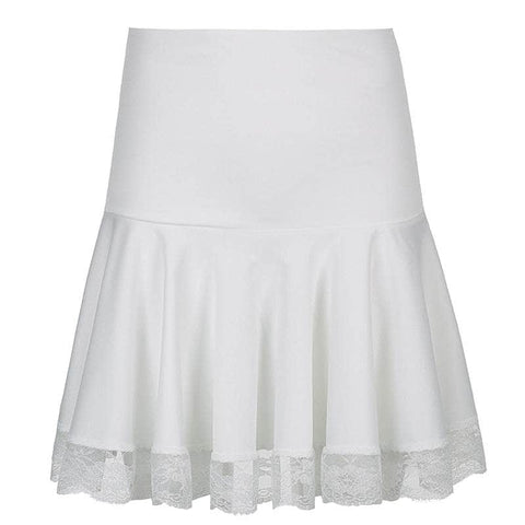 Ruffles Pleated High Waist Skirt