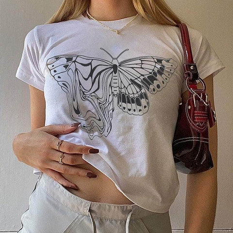 MELTED Butterfly Elato Tee