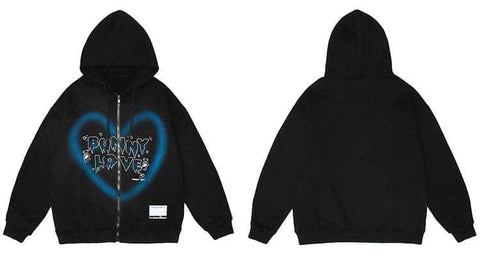 ^BUNNY^ L<3VE Zipper Hoodie