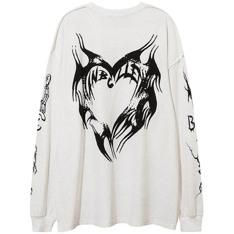 ANGCLLI Double-Sided Long Sleeve Tee