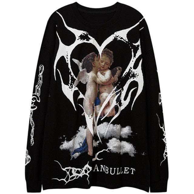 ANGCLLI Double-Sided Long Sleeve Tee