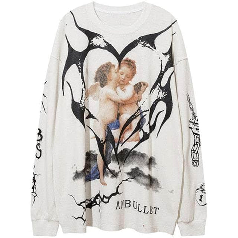 ANGCLLI Double-Sided Long Sleeve Tee