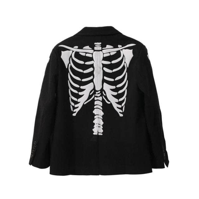 SKELETON ARMS  Single-Breasted Double-Sided  Blazer