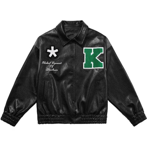 K Jigzaw WORLD Faux Leather Jacket